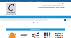 Desktop Screenshot of cincinnatipromotionalproducts.com